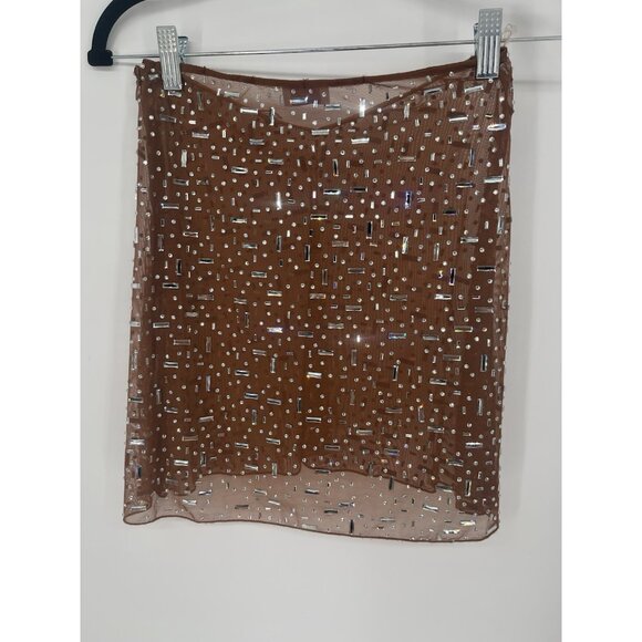 Oh Polly Guilia Long Sleeve Crop Thalassa v waist skirt embellished Set *Read* - Picture 8 of 8